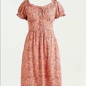 J. Crew Floral Smocked Peasant dress